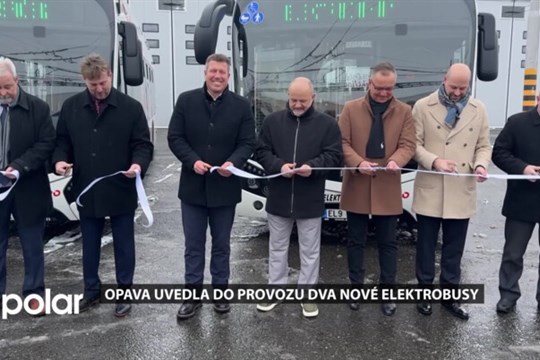 Opava má dva nové elektrobusy. Do konce léta jich přibude dalších šest