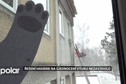 Řešení havárie potrubí na Sjednocení výuku nezastavilo