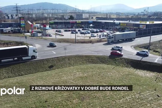 V Dobré se začal stavět nový rondel, který má zabránit tragickým nehodám v rušné křižovatce