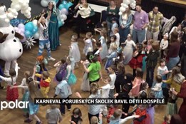 Karneval porubských školek bavil děti i dospělé. Letos v duchu Ledového království
