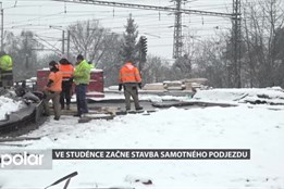 Ve Studénce začne stavba samotného podjezdu, dojde k definitivnímu uzavření přejezdu