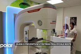 Zájem o preventivní vyšetření prsu v havířovské nemocnici rychle roste