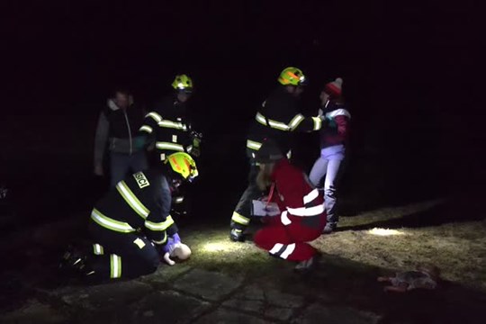 Na Jablonecku proběhl noční závod záchranářů