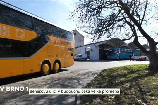 Benešovu ulici čeká v budoucnu velká proměna