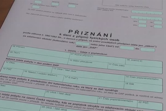 Blíží se termín podání daňového přiznání