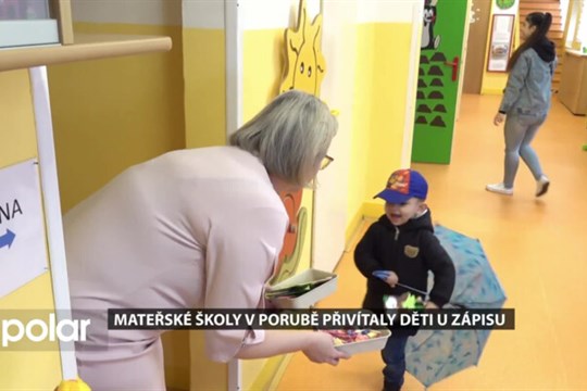 Mateřské školy v Porubě přivítaly děti u zápisu. V září by mělo nastoupit asi 500 dětí