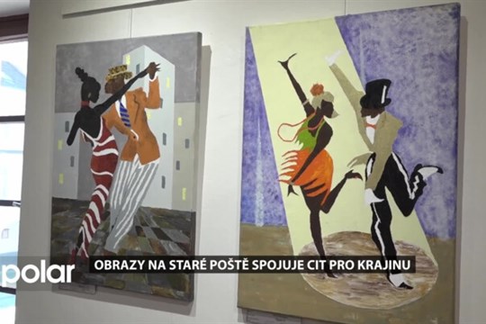 Obrazy na Staré poště spojuje cit pro krajinu