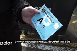 Úprava vyhrazeného parkování pomáhá i hasičům