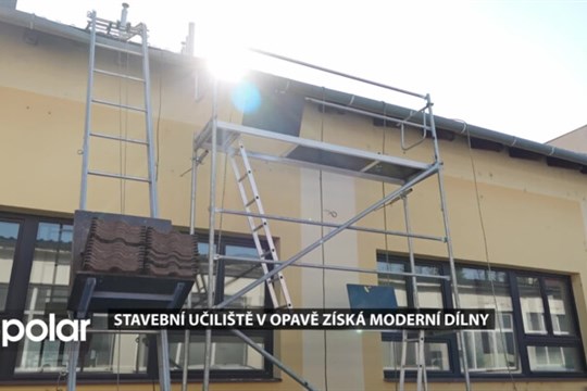 Střední odborné učiliště stavební v Opavě získá nové moderní dílny a učebny