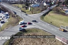 Rušná křižovatka v obci Dobrá se v následujících měsících promění