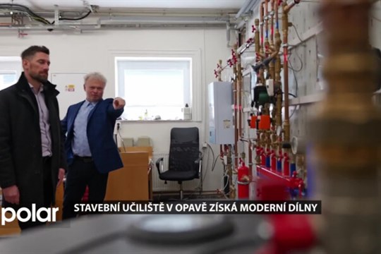 Stavební učiliště v Opavě získá moderní dílny. Stávající prostory na ulici Janská nevyhovují kapacitně ani technicky