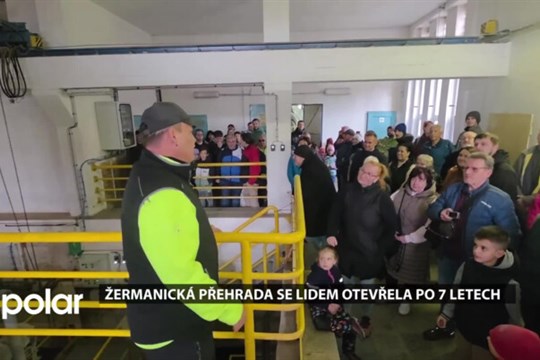 Žermanická přehrada se lidem na Světový den vody otevřela po 7 letech