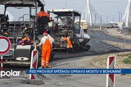 ŘSD provádí v Bohumíně spěšnou opravu Skřečoňského mostu