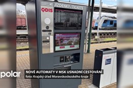 Nové automaty usnadní cestování ve vlacích v Moravskoslezském kraji