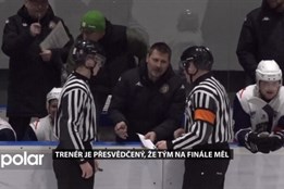 Trenér je přesvědčený, že studénecký hokej na finále měl