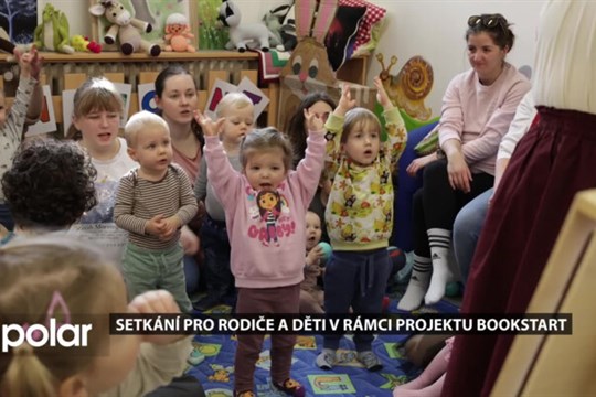 Setkání v knihovně pro rodiče a děti v rámci projektu Bookstart