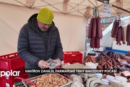 Havířov zahájil farmářské trhy navzdory počasí