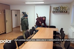 Hasiči v Držkovicích mají po povodních téměř kompletně opravenou zbrojnici