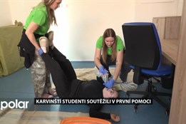 Amputovaná ruka i autonehoda. Studenti Střední zdravotnické školy v Karviné soutěžili v první pomoci