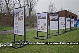 Venkovní výstava u Loděnice představuje návrhy přístavby Slezskoostravské radnice