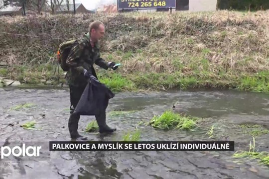 Místo hromadné akce se Palkovice a Myslík se letos uklízejí individuálně