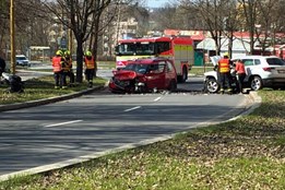 Za čelní srážku a zranění dvou lidí v Havířově může opilý řidič, který vjel do protisměru