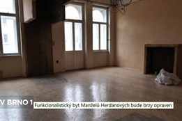 Funkcionalistický byt Manželů Herdanových bude brzy zrekonstruován