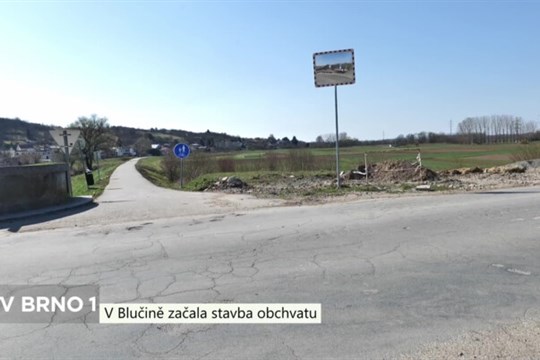 V Blučině byly zahájeny práce na stavbě obchvatu