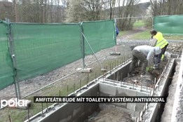 Amfiteátr bude mít toalety v systému antivandal