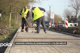 Karviná opravuje komunikace napříč všemi částmi města
