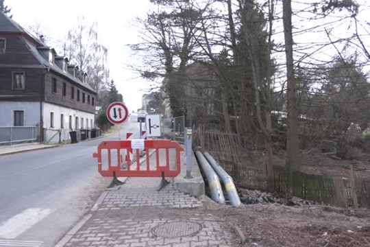 V Novém Boru opravují plynovod