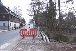 V Novém Boru opravují plynovod