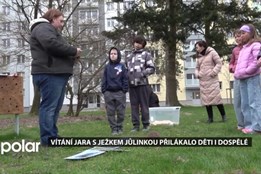 Vítání jara s ježkem Jůlinkou přilákalo děti i dospělé