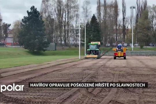 Město zahájilo opravu hřiště po loňských Havířovských slavnostech
