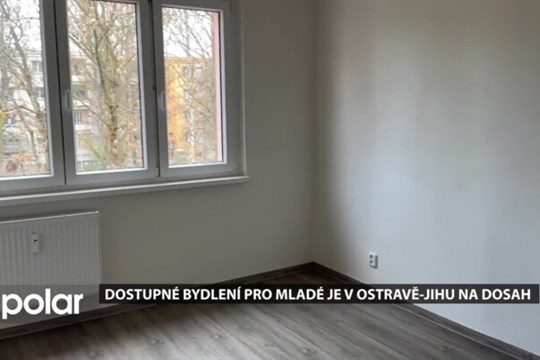 Dostupné bydlení pro mladé je v Ostravě-Jihu na dosah
