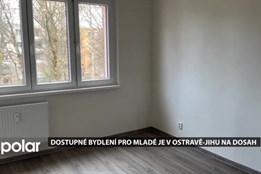 Dostupné bydlení pro mladé je v Ostravě-Jihu na dosah
