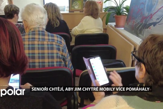 Senioři chtějí, aby jim chytré mobily více pomáhaly