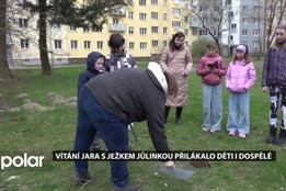 Vítání jara s ježkem Jůlinkou na hřišti Šampion přilákalo děti i dospělé