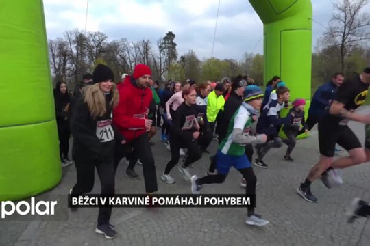 Běžci v Karviné tentokrát pomáhají handicapovanému Ondrovi