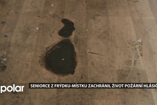 Požární hlásič zachránil životy seniorky a jejího psa