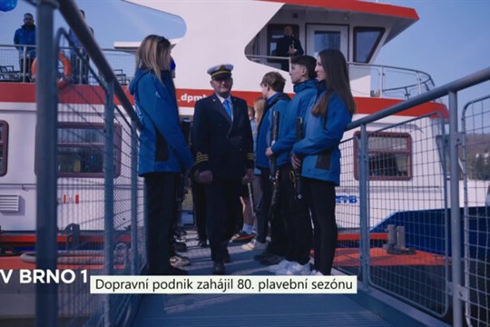 Dopravní podnik zahájil 80. plavební sezónu