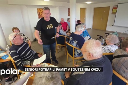 Senioři v Rychvaldě potrápili paměť v soutěžním kvízu