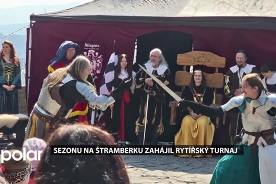 Sezonu na hradě Štramberku zahájil rytířský turnaj