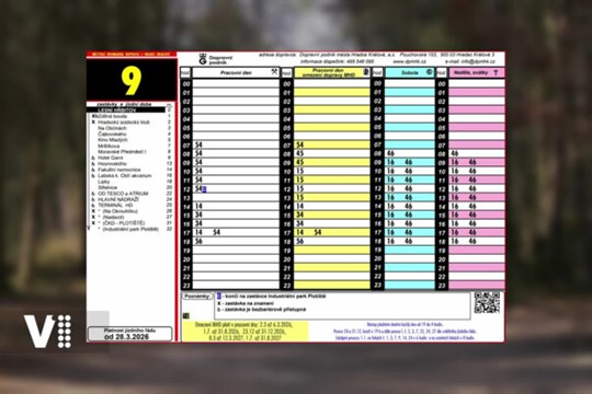 Do hradeckých lesů pohodlněji a bez parkování