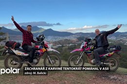 Vyměnili uniformy za batohy. Karvinský záchranář Marek vzal tátu policistu do Asie