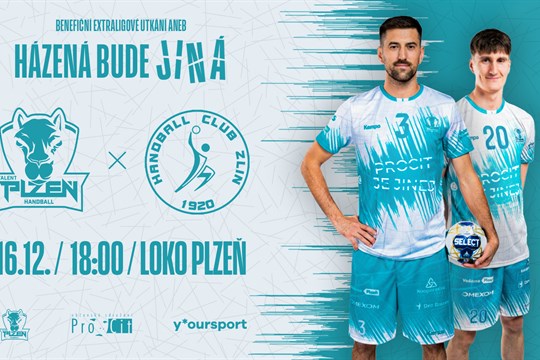 Benefiční utkání pro ProCit: Talent oblékne speciální tyrkysovo-bílé dresy