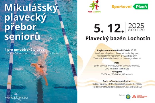 Mikulášský plavecký přebor seniorů