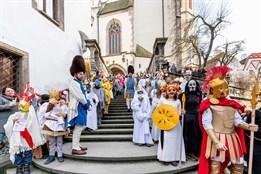 Masopustní veselí ovládne Český Krumlov
