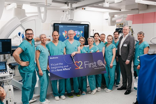 Nemocnice České Budějovice rozšiřuje léčbu srdečních arytmií o špičkový 3D systém AFFERA™