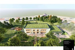 V Liticích roste školka budoucnosti. Nabídne zelenou střechu i výhled na hory